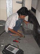 Cable tray for combiner installation